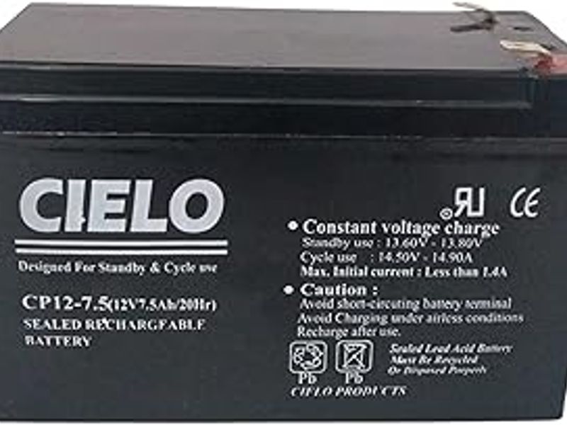 INTEX UPS BATTERY-7.5 AH 